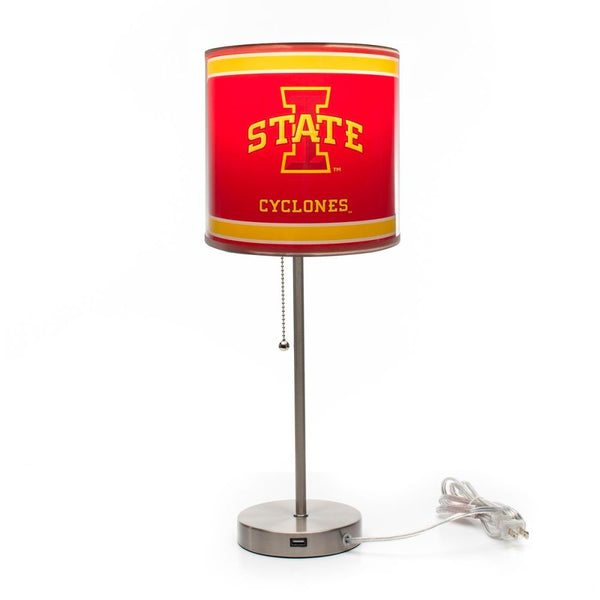 Iowa State Cyclones Chrome Lamp