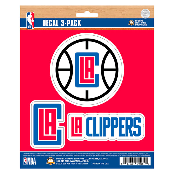 NBA - Los Angeles Clippers Decal 3-pk