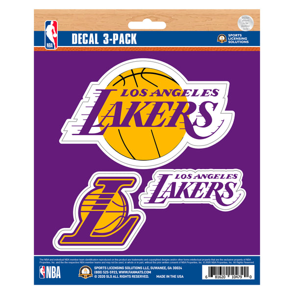 NBA - Los Angeles Lakers Decal 3-pk