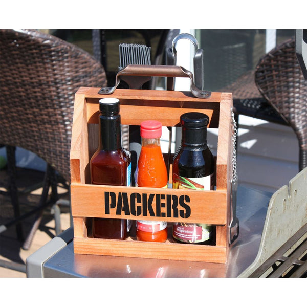 -Wood BBQ Caddy-True Sports Fan
