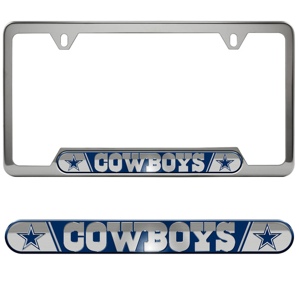 '-Embossed License Plate Frame-True Sports Fan