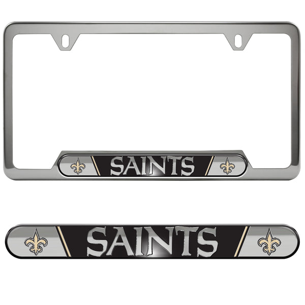 '-Embossed License Plate Frame-True Sports Fan