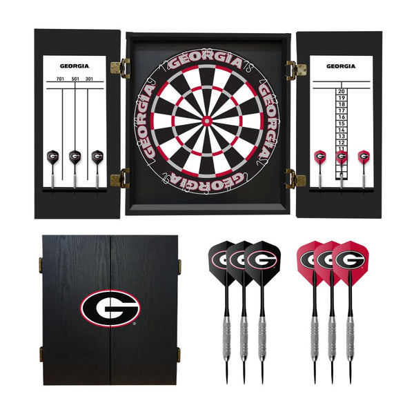 Georgia Bulldogs Fans Choice Dart Cabinet Set