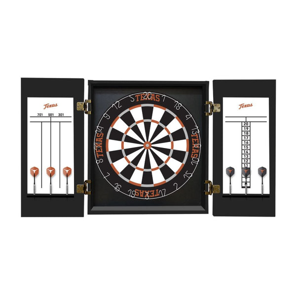 Texas Longhorns Fans Choice Dart Cabinet Set