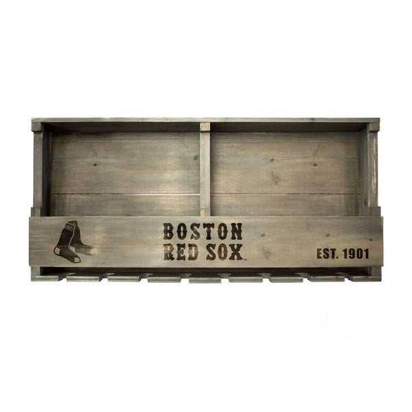 Boston Red Sox Reclaimed Wood Bar Shelf