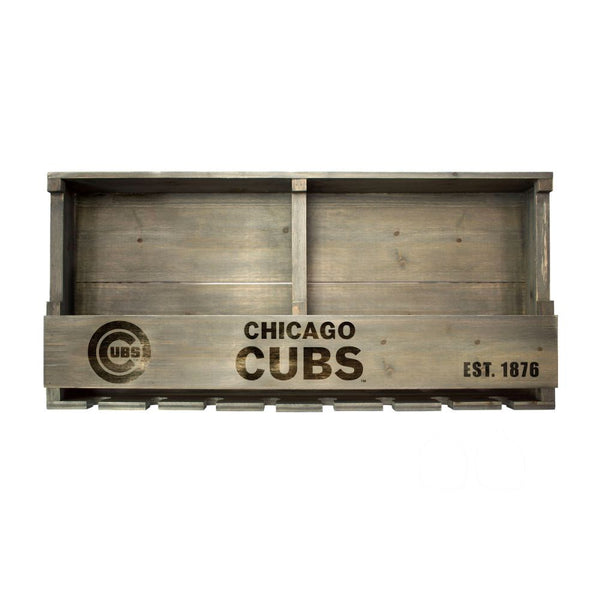 Chicago Cubs Reclaimed Wood Bar Shelf