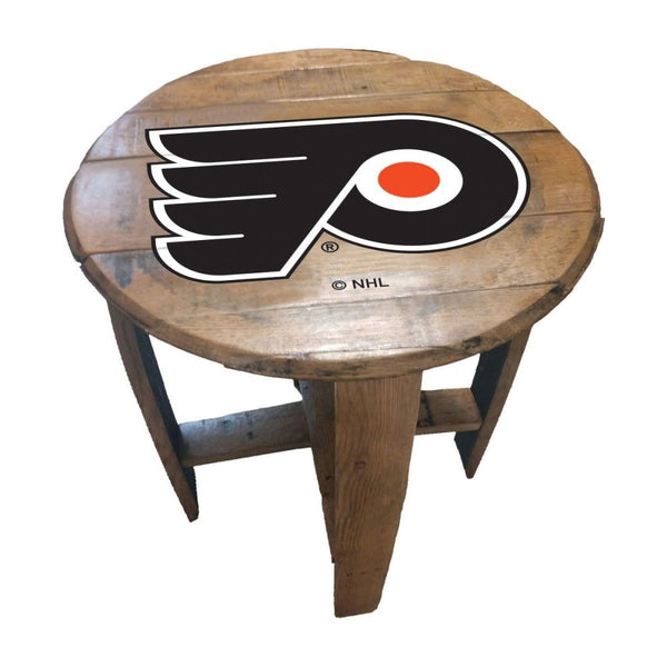 -Oak Barrel Table-True Sports Fan