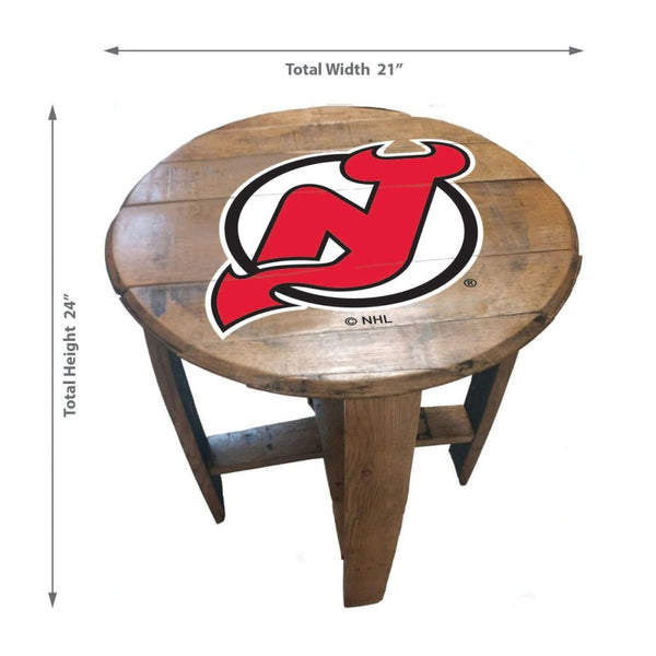 -Oak Barrel Table-True Sports Fan