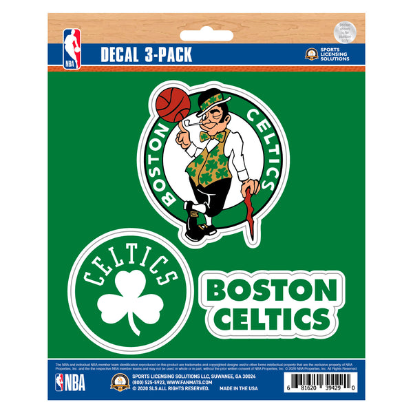 NBA - Boston Celtics Decal 3-pk