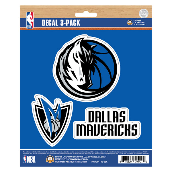 NBA - Dallas Mavericks Decal 3-pk