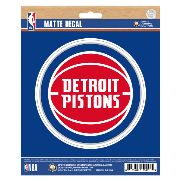 NBA - Detroit Pistons Matte Decal