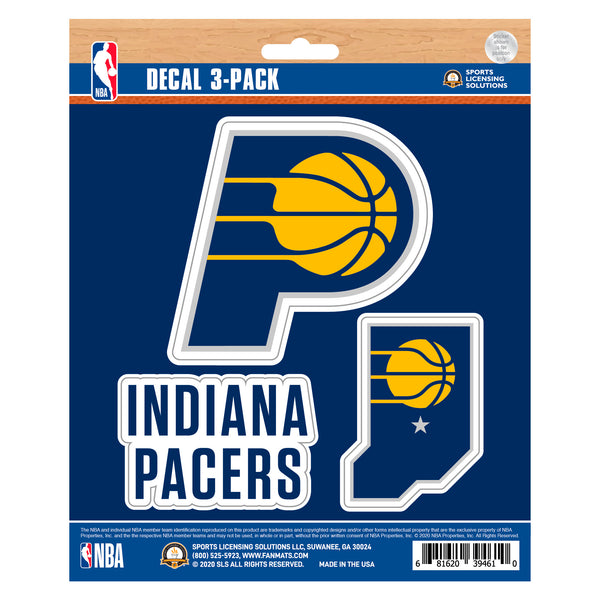 NBA - Indiana Pacers Decal 3-pk