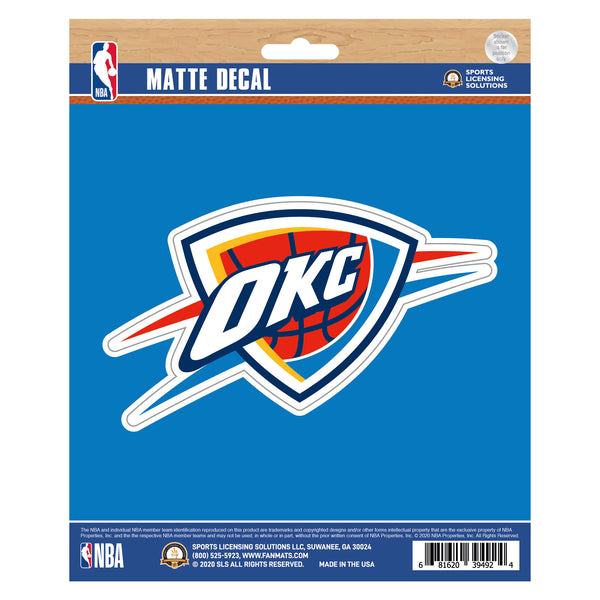 NBA - Oklahoma City Thunder Matte Decal