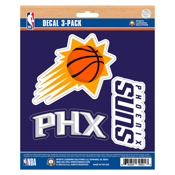 NBA - Phoenix Suns Decal 3-pk