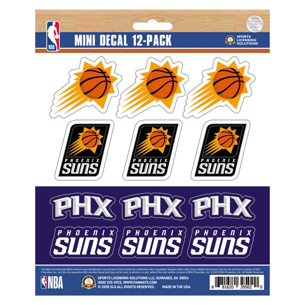 NBA - Phoenix Suns Mini Decal 12-pk