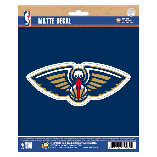 NBA - New Orleans Pelicans Matte Decal