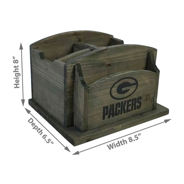 Green Bay Packers Rustic Desk Organizer