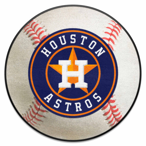 MLB - Houston Astros Baseball Mat with H Logo & Name