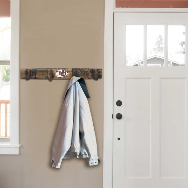 -Oak Coat Rack-True Sports Fan