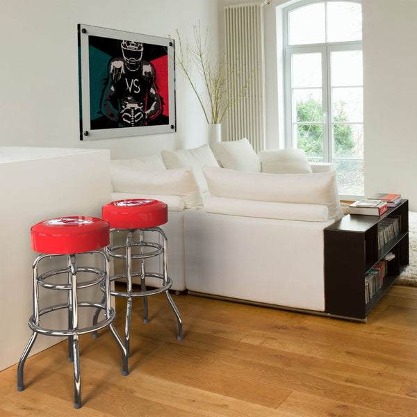 Kansas City Chiefs Chrome Bar Stool