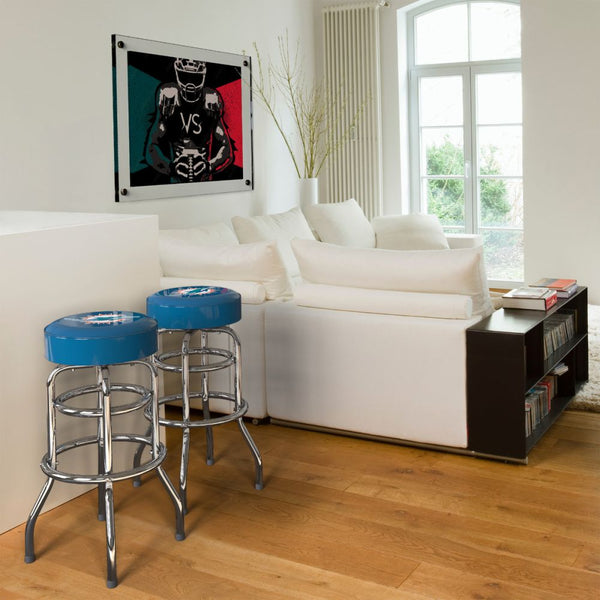 Miami Dolphins Chrome Bar Stool