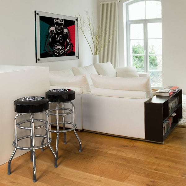 Las Vegas Raiders Chrome Bar Stool