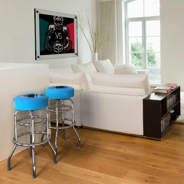 Carolina Panthers Chrome Bar Stool