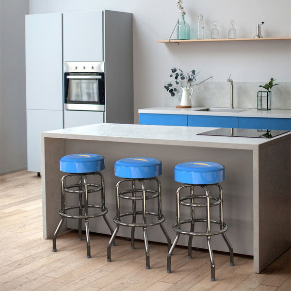 Los Angeles Chargers Chrome Bar Stool
