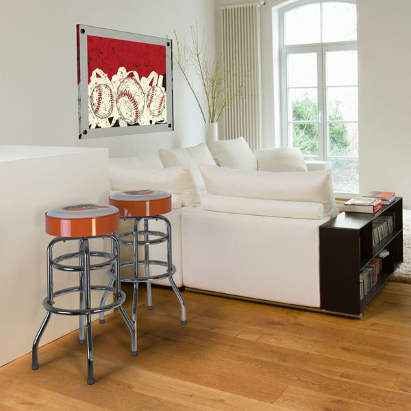 Baltimore Orioles Chrome Bar Stool