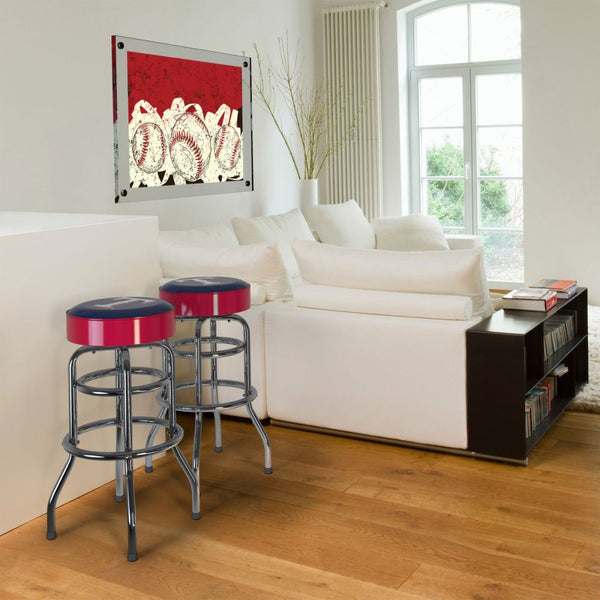Texas Rangers Chrome Bar Stool