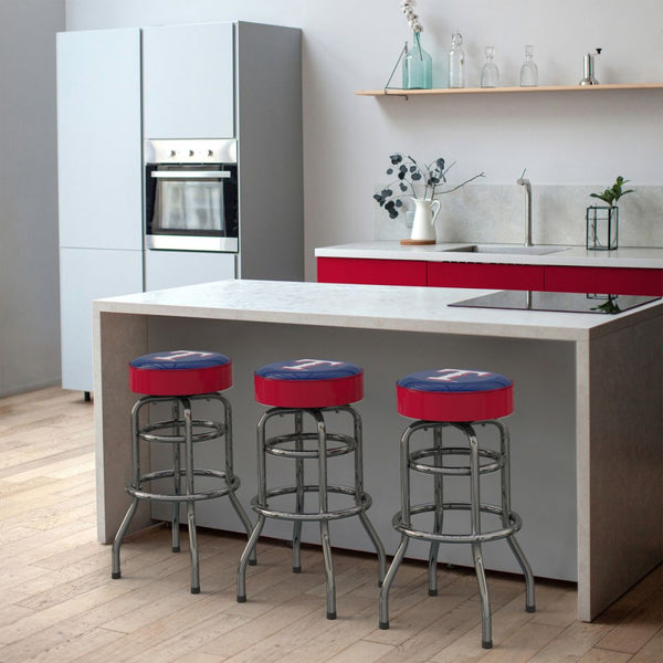 Texas Rangers Chrome Bar Stool