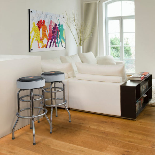 Texas Longhorns Chrome Bar Stool