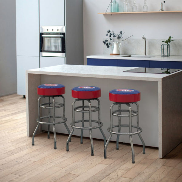 Montreal Canadiens Chrome Bar Stool