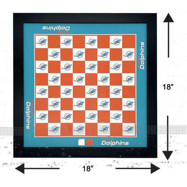 Miami Dolphins Magnetic Chess Set