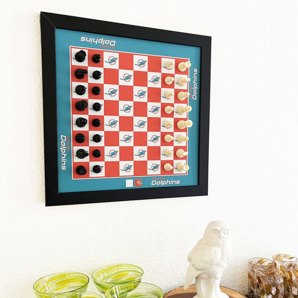 Miami Dolphins Magnetic Chess Set
