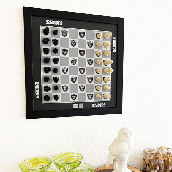 Las Vegas Raiders Magnetic Chess Set