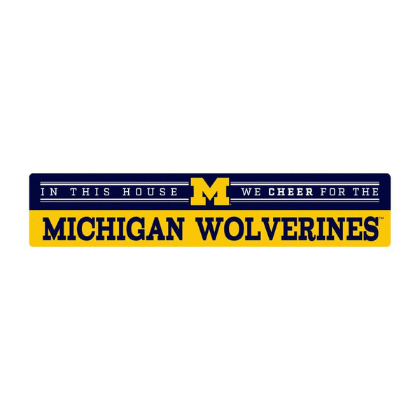 Michigan Wolverines We Cheer Wall Art