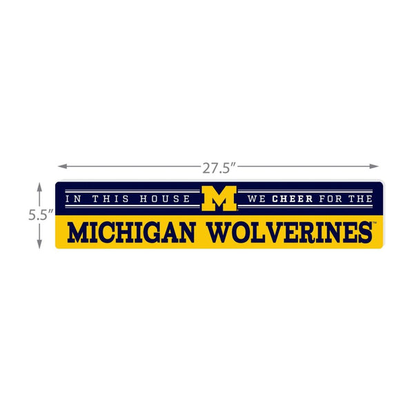 Michigan Wolverines We Cheer Wall Art