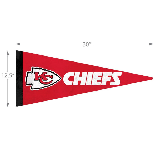 Kansas City Chiefs Wood Pennant