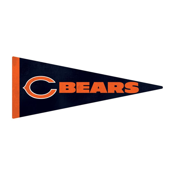 Chicago Bears Wood Pennant