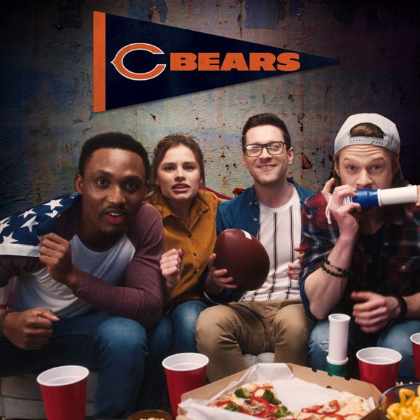Chicago Bears Wood Pennant