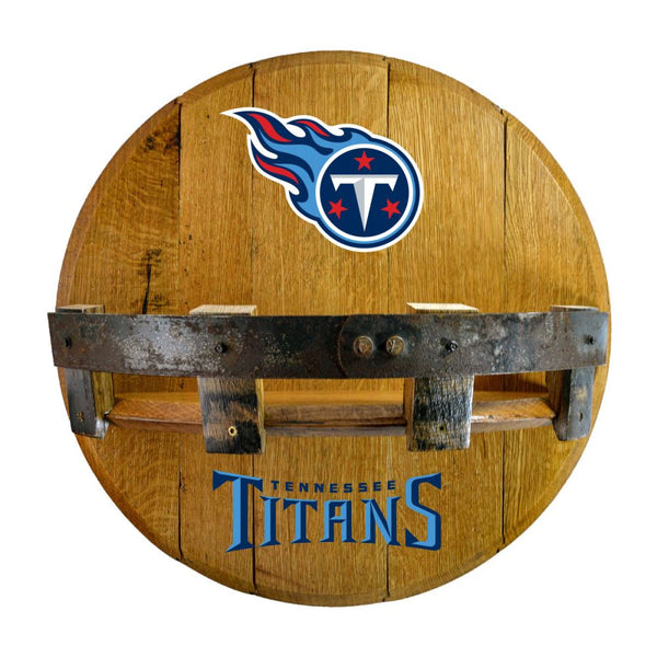 Tennessee Titans Oak Bar Shelf