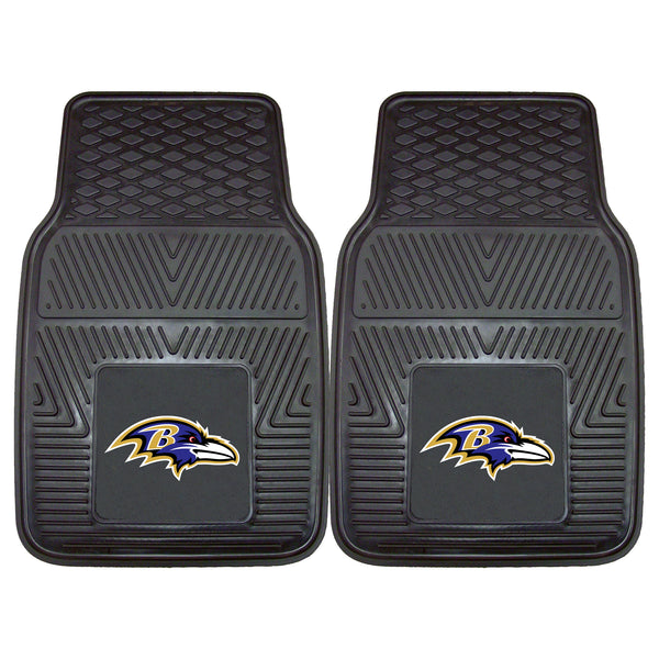 '-2-pc Vinyl Car Mat Set-True Sports Fan