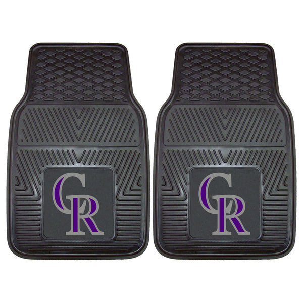 '-2-pc Vinyl Car Mat Set-True Sports Fan