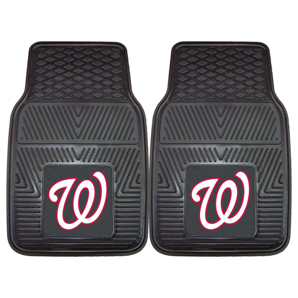 '-2-pc Vinyl Car Mat Set-True Sports Fan