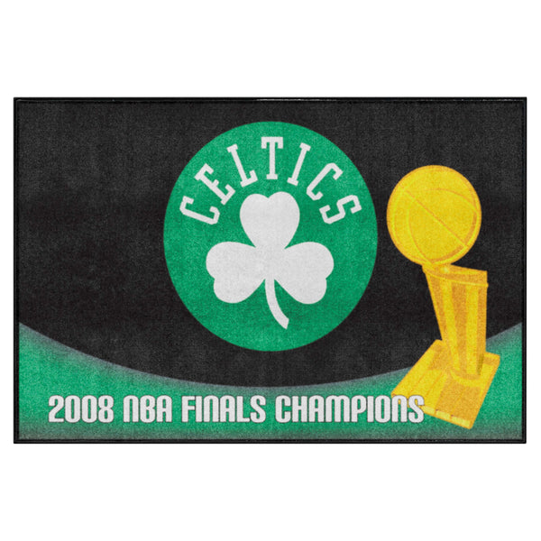 NBA - Boston Celtics 5x8 Rug with 2008 NBA Final Champions Logo
