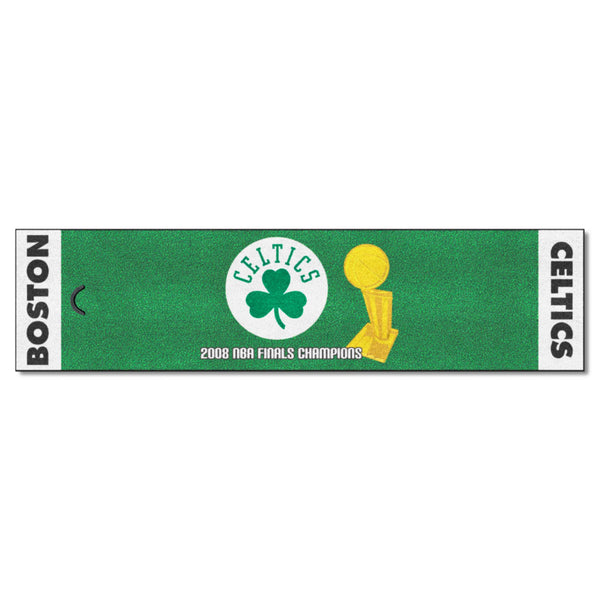 NBA - Boston Celtics Putting Green Mat with 2008 NBA Final Champions Logo