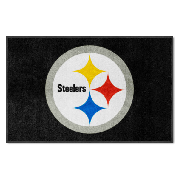 NFL - Pittsburgh Steelers 4X6 Logo Mat - Landscape