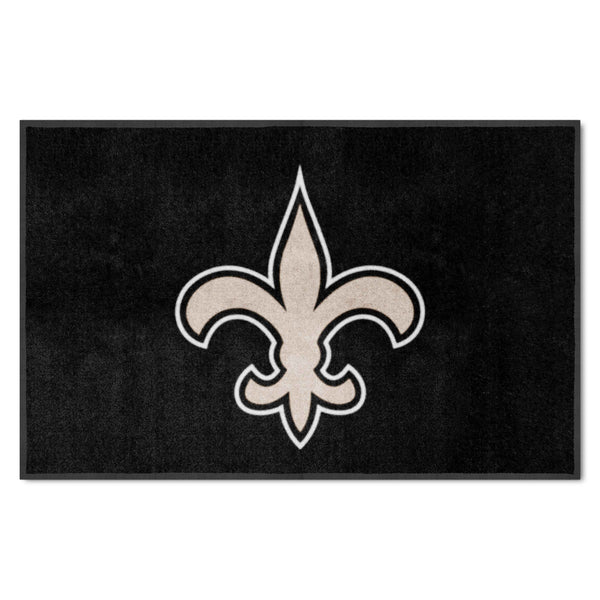 NFL - New Orleans Saints 4X6 Logo Mat - Landscape