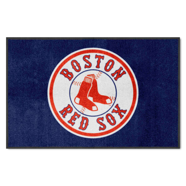 MLB - Boston Red Sox 4X6 Logo Mat - Landscape